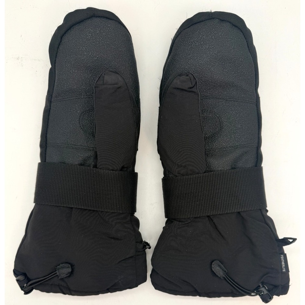 Vintage ZERO 90s Ski Snowboard Mittens Black Featherlite Insulated | Men's Small - Picture 7 of 15